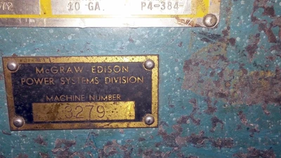 Used 1970 WYSONG 1072 Power Squaring Shears (Inch) Pennsylvania US | Hadanich Machine #1439269