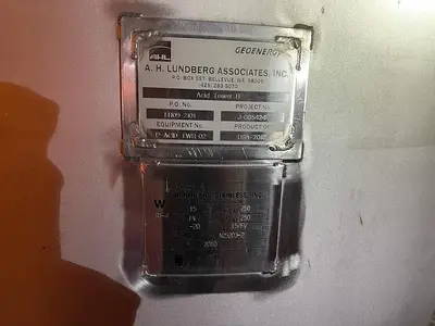 USED A.H. LUNDBERG SYSTEMS TANKS