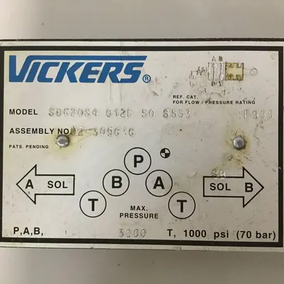 USED VICKERS SDG20S4 012F 50 S553