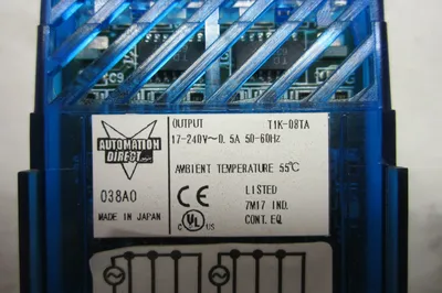 USED AUTOMATION DIRECT T1K-08TA OUTPUT MODULE T1K08TA