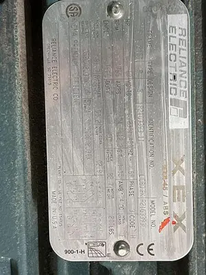 Used RELIANCE ELECTRIC RELIANCE ELECTRIC L215T, P21G3393C 10HP 3PH Misc Electrical & Power Parts | ND Industrial Surplus #1215233