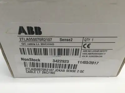 USED ABB SAFETY SWITCH SENSE 2 QC CABLE LT. 2NC/1NO