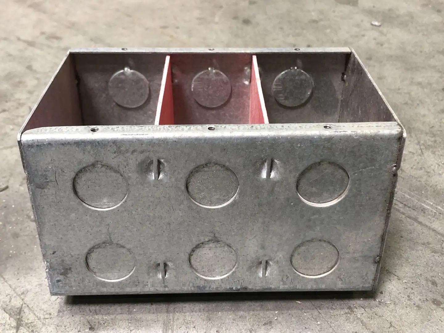 3-Gang Masonry Box, 6x4"