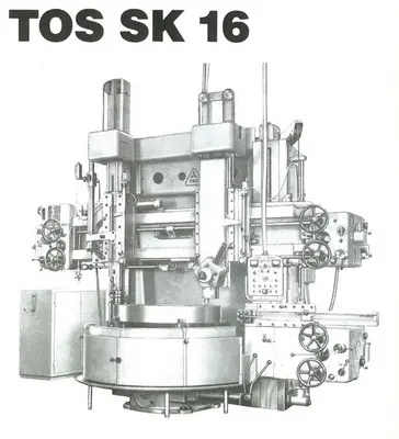 USED TOS SK16 Ø 1700 X H 1250 MM