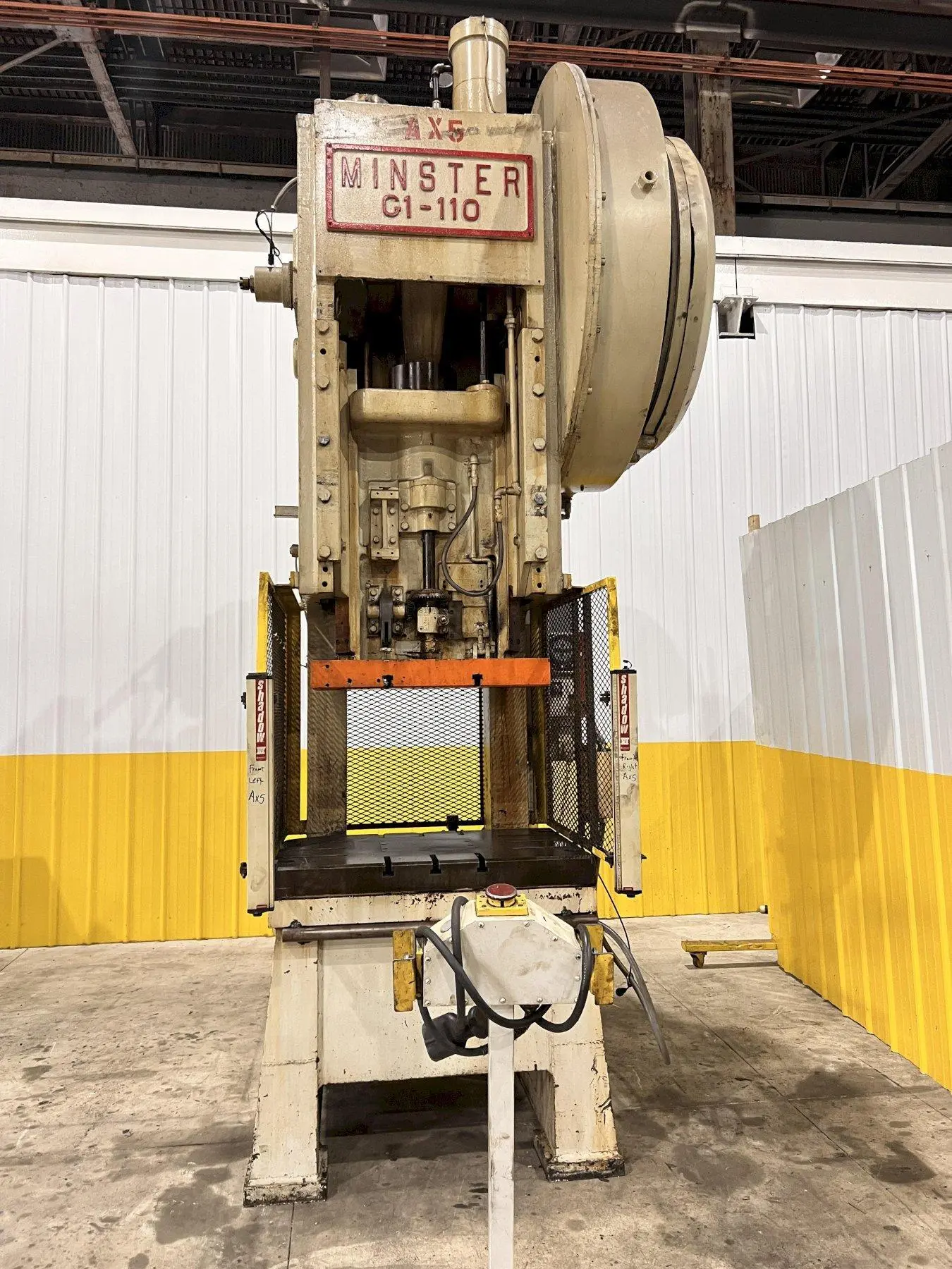 USED MINSTER G1-110 GEARED