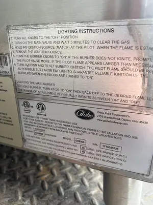 Used GLOBE GCB36G Commercial Flat Top Griddles Florida US | BAM Discount Restaurant Equipment #1452325