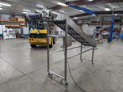 SS Incline Plastic Belt Conveyor