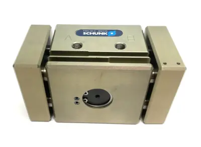 Used SCHUNK Long-Stroke Gripper Size: 32, Pneumatic 22.5mm Stroke Robot Parts Michigan US | Maverick Industrial Sales #1413487