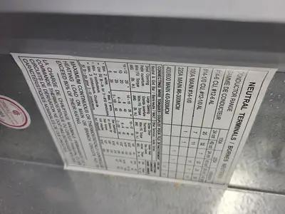 30 Amp Panelboard Interior 120/208 Volts, Pow-R-Line 1A