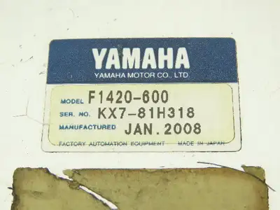Yamaha F1420-600 Robot Servo Linear Actuator 600mm Travel Encoder Ballscrew