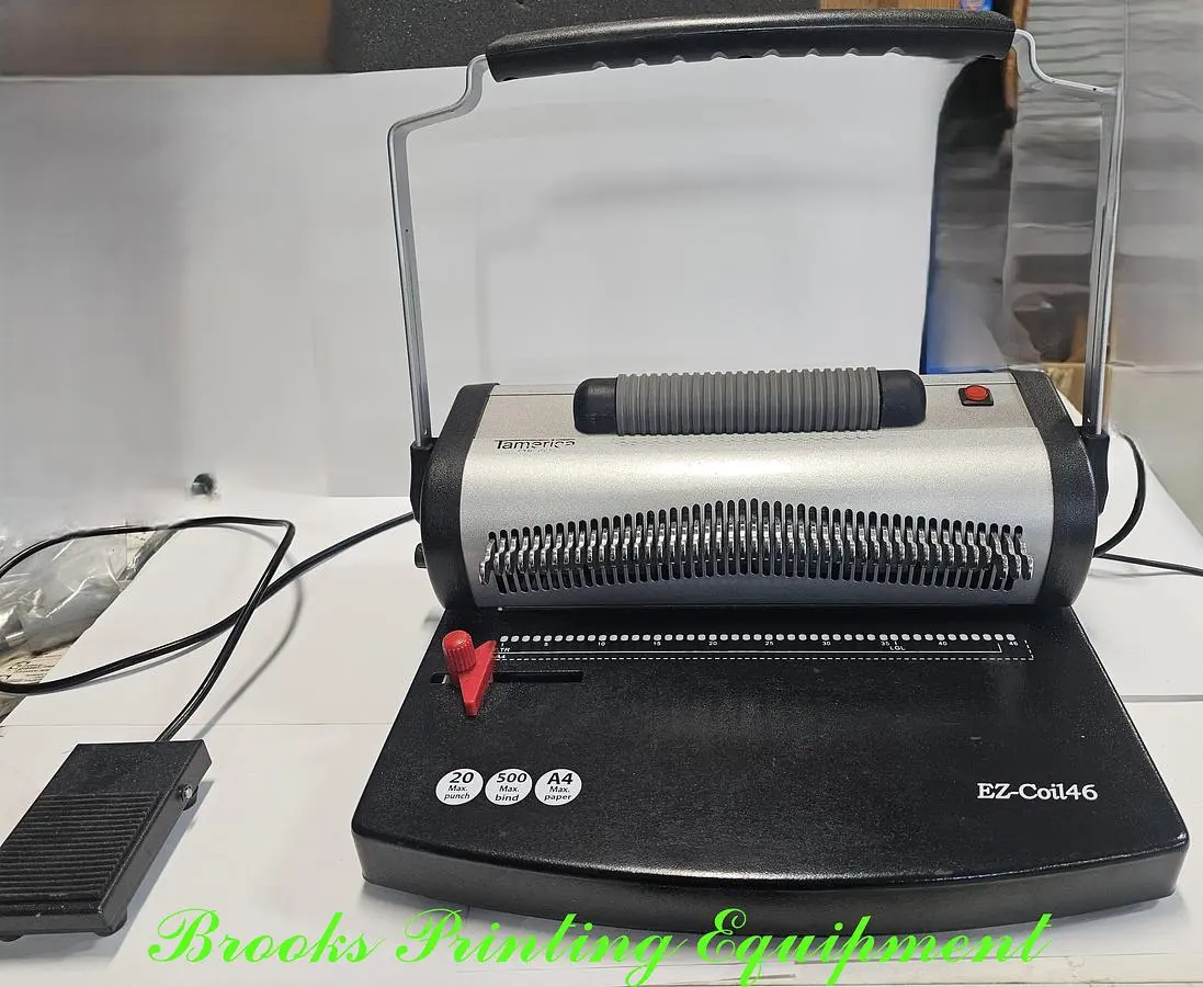 Used TAMERICA EZ-46 Binding Equipment North Carolina US | BROOKS PRINTING EQUIPMENT #1418977