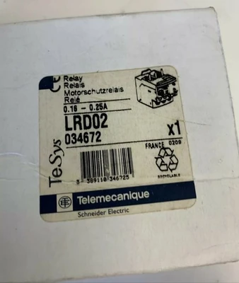 NEW Telemecanique LRD02