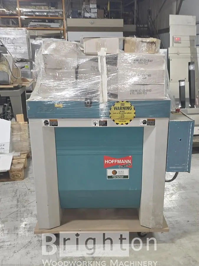 USED 2001 HOFFMANN PP2 USED DOVETAIL ROUTING MACHINE