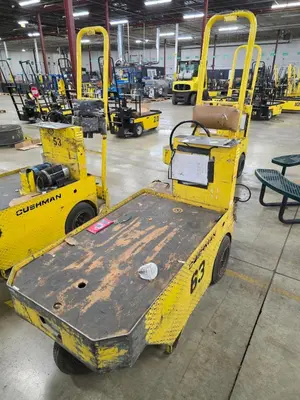 36 VOLT CUSHMAN MODEL 898361 STOCK CHASER/TUGGER CART: YOBRO #24647