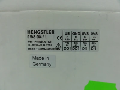 NEW HENGSTLER R 58-P