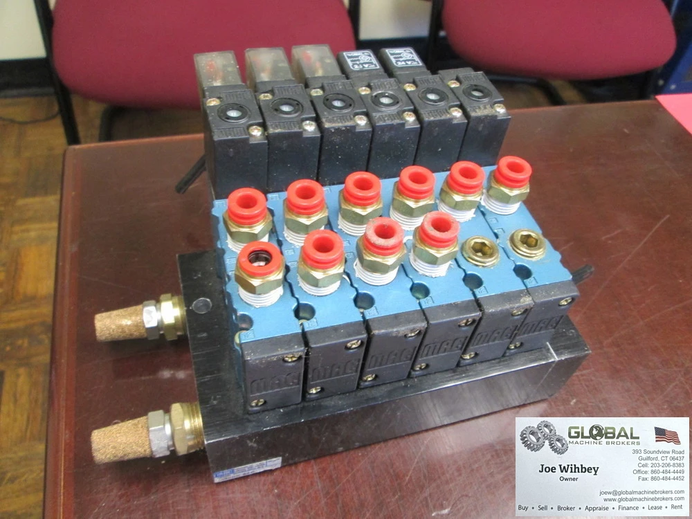 Mac 411A-B0A-DM-DFBJ-1KJ 20-120 Psi 24V DC Pneumatic Valve Body Assembly