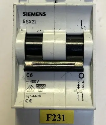 Used SIEMENS 5SX22 Miscellaneous Equipment (Electrical & Power) | Surplus Asset Holdings #1193554