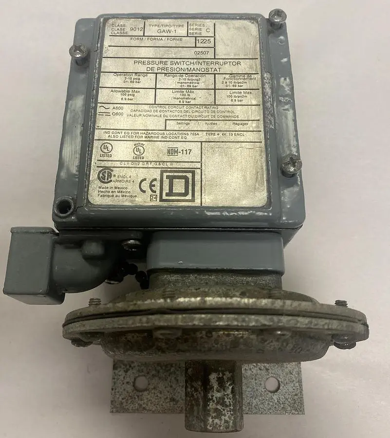Used SQUARE D 9012GAW-1 Miscellaneous Equipment (Electrical & Power) | Surplus Asset Holdings #1189611