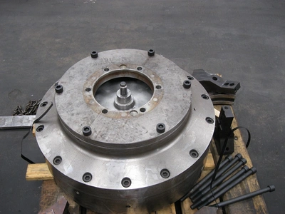 Rohm 35” hydraulic 3 jaw chuck