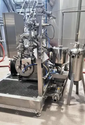SPX Seital SE 401 EIX hermetic beer clarifier skid, 304SS.