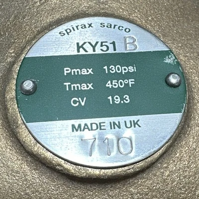 NEW Spirax Sarco KY51B