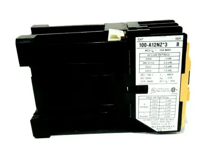NEW ALLEN BRADLEY 100-A12NZ033 CONTACTOR SER.B 100A12NZ033