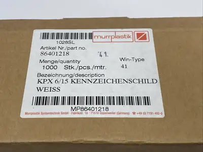 New | in-Stock Murrplastik 511 Blank Label Michigan US | Maverick Industrial Sales #1395828