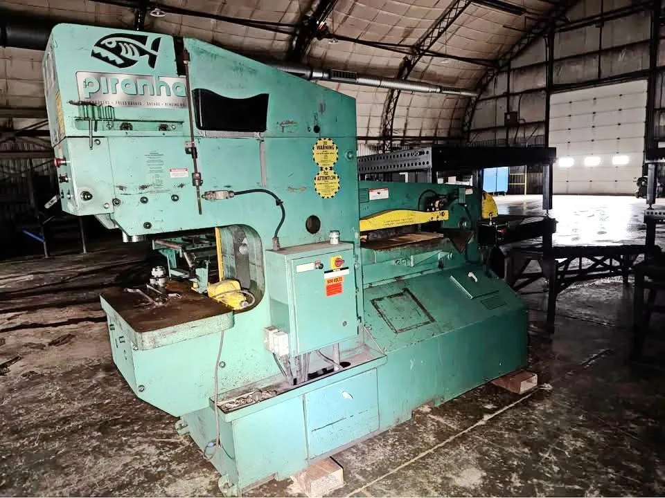 Used PIRANHA PII-140 Ironworkers Ontario CA | CNCsurplus #1309839
