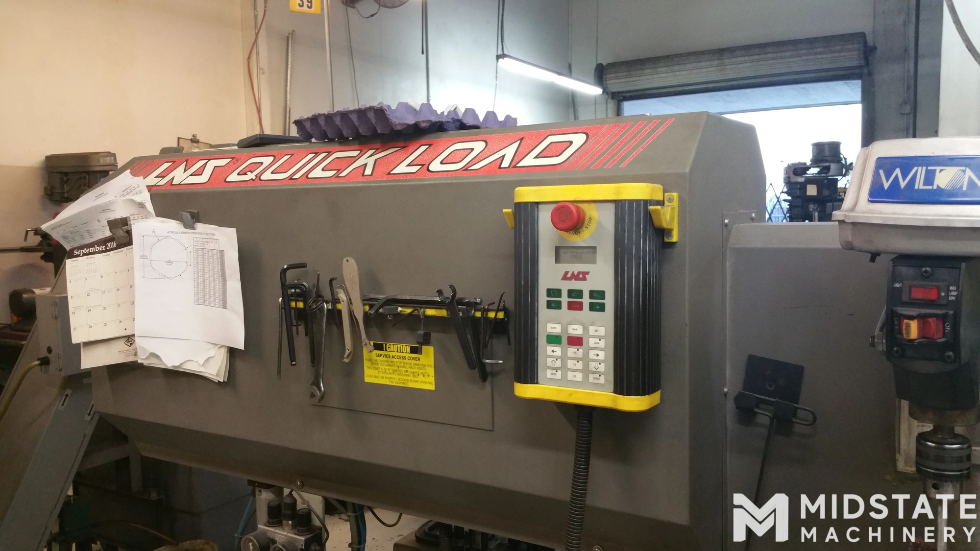 1997 LNS LNS-SA 2534 QUICK-LOAD Horizontal Bar Feeder