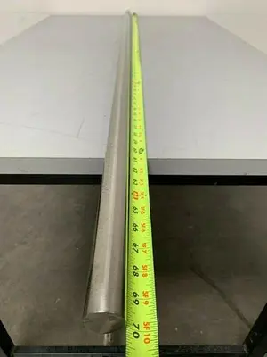 USED LIGHTNIN R355811002 STAINLESS 316L STEEL MIXING ROD / IMPELLER SHAFT, 70"