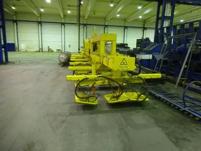USED GELDOF PNEUMATIC PLATE HOIST 14 TON
