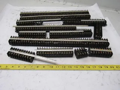 TGA-30 600V Rail Mount Terminal Block Connectors Lot Of 230+