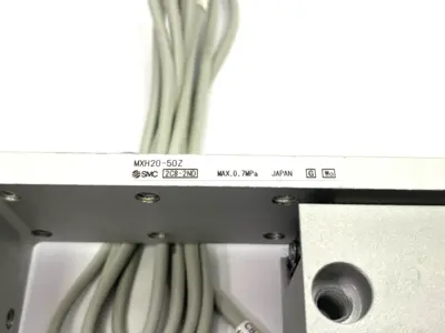 USED SMC COMPACT SLIDE TABLE CYLINDER W/ DUAL AUTO SWITCHES