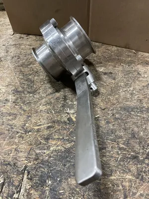 3” 316SS Manual Tri Clover Clamp Sanitary Butterfly Valve