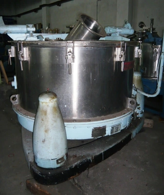 Ellerwerk 736 C perforate basket centrifuge, 316SS.