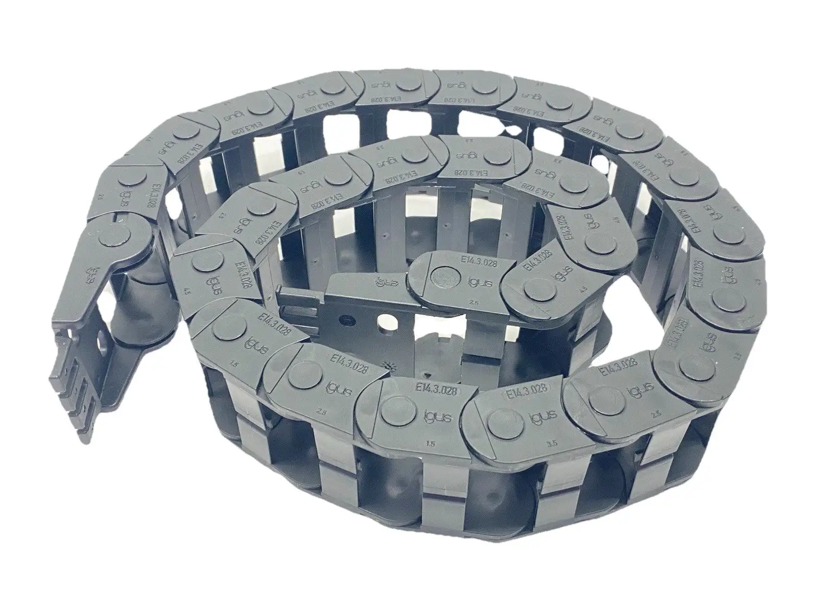 E14.3.028.0 | Igus  Series E14 Energy Chain 26 Links 2.6ft Length w/ 114-3-12PZ-A1 - New Other