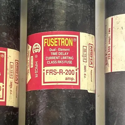 Used BUSSMANN FRS-R-200 Miscellaneous Equipment (Electrical & Power) | Surplus Asset Holdings #1197188