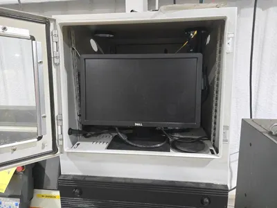 2012 Fanuc Robot R-2000i6 210FS Robotic Arm System w/ Camera System, Pallet Supports, Controllers,