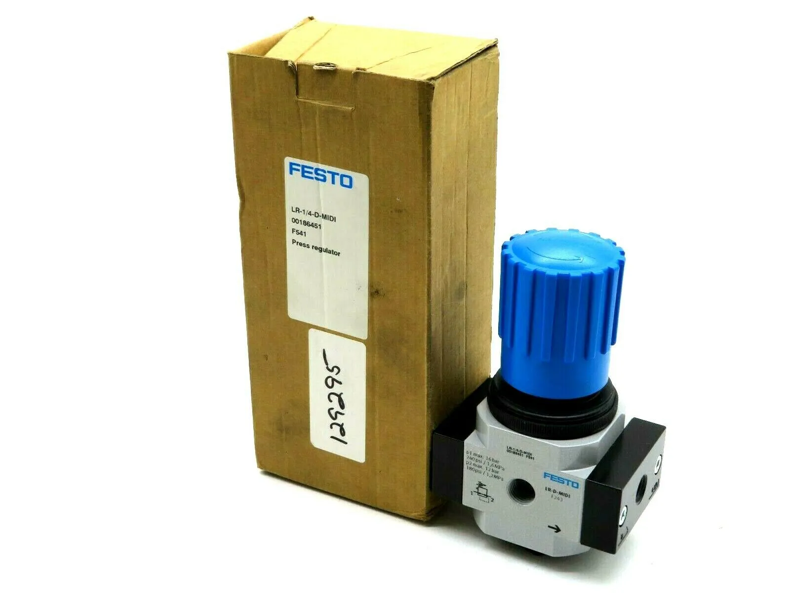 NEW FESTO LR-1/4-D-MIDI PRESSURE REGULATOR LR14DMIDI