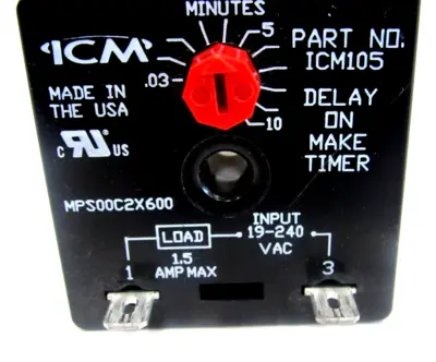 NEW ICM ICM105 TIMER MPS00C2X600 LOT OF 2