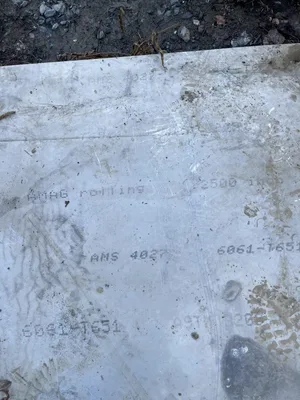 6061 Aluminum Plate 4′ x 8′ x 2 1/4″