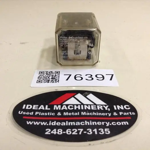 Used POTTER & BRUMFIELD KUMP-11D18-12 Relays & Switches Michigan US | Ideal Machinery #604341