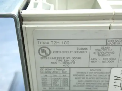 USED ABB TMAXT2H100