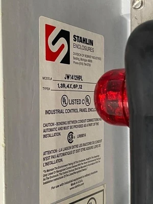 Stahlin JW1412HPL Fiberglass Enclosure FNOB Sentry Rae Systems