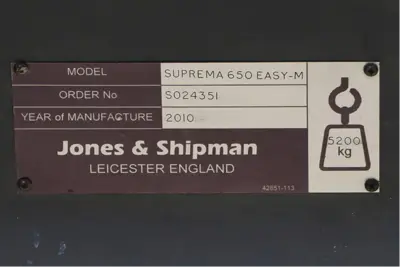 2010 JONES & SHIPMAN SUPREMA 650 EASY Cylindrical Grinders Including Plain & Angle Head | Midstate Machinery (12)