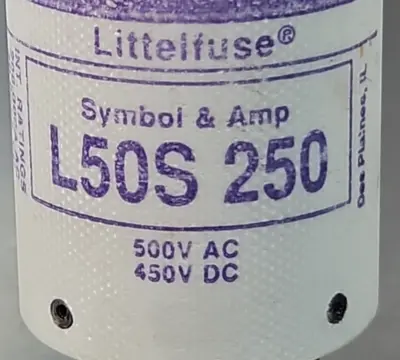 USED Littelfuse Littelfuse L50S250