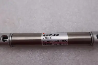 SMC NCMC075-0300-X155US  Air Cylinder Pneumatic #1404-A