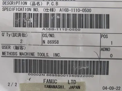 NEW FANUC A16B-1110-0500/02A CIRCUIT BOARD A16B1110050002A