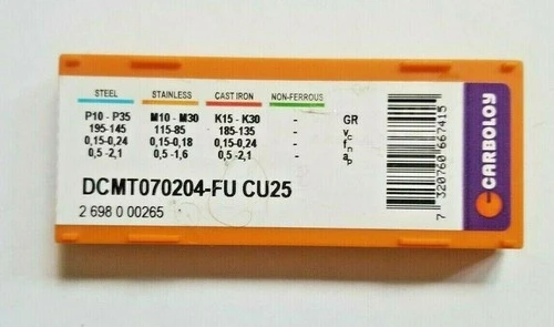 NEW Carboloy Does Not Apply