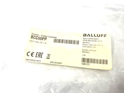 USED BALLUFF DOUBLE ENDED CORDSET